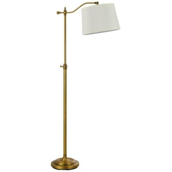 Radiant 100 Watts Wilmington Downbridge Floor Lamp, Antique Brass RA210701